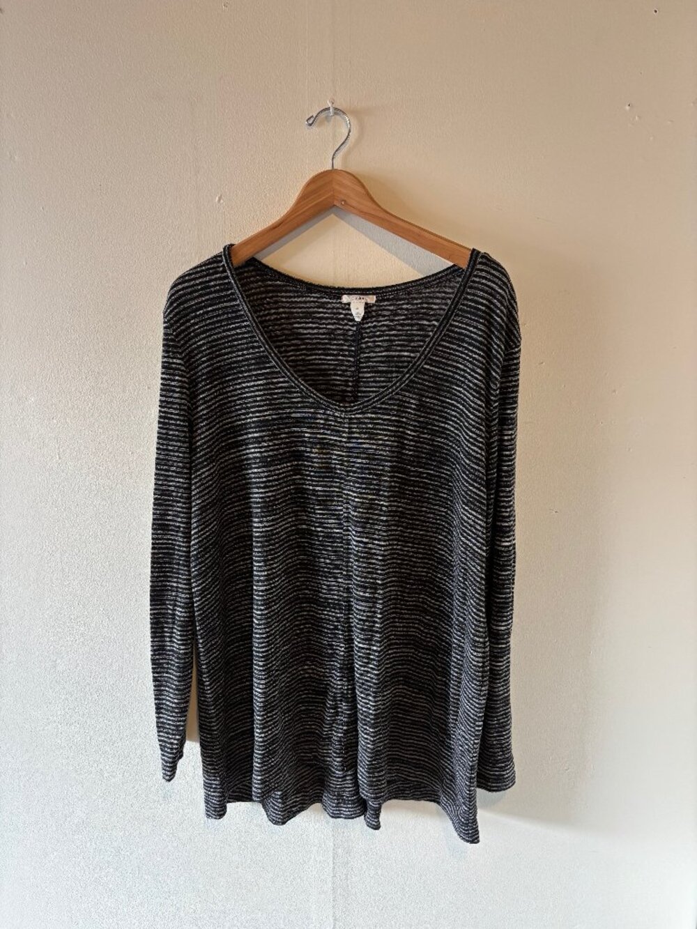 Striped Fine Knit Sweater